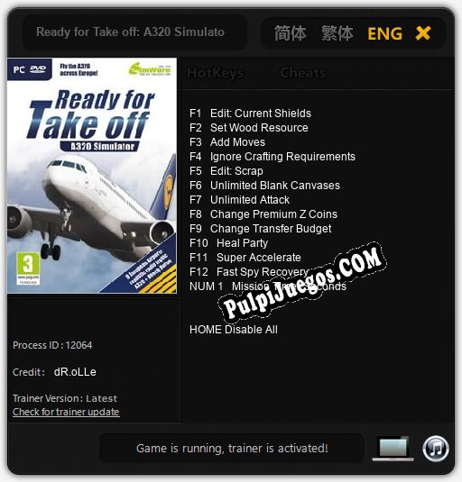 Ready for Take off: A320 Simulator: Trainer +13 [v1.2]