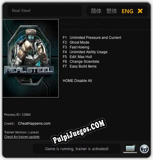 Real Steel: Treinador (V1.0.37)