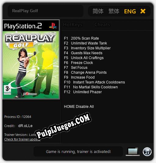 Entrenador liberado a RealPlay Golf [v1.0.6]