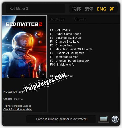 Red Matter 2: Treinador (V1.0.22)