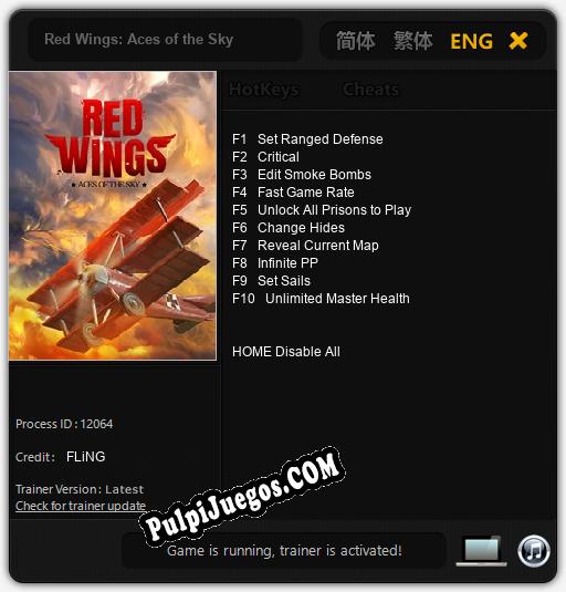 Red Wings: Aces of the Sky: Treinador (V1.0.77)