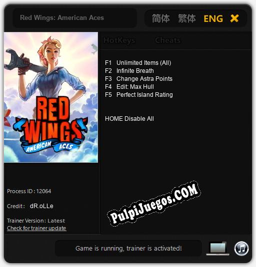 Red Wings: American Aces: Cheats, Trainer +5 [dR.oLLe]