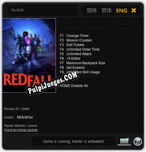 Redfall: Trainer +9 [v1.4]