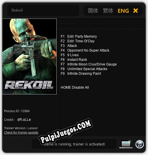 Entrenador liberado a Rekoil [v1.0.6]