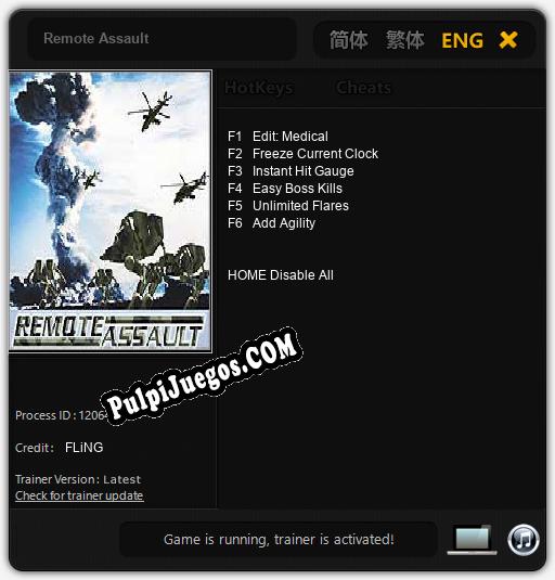 Remote Assault: Cheats, Trainer +6 [FLiNG]