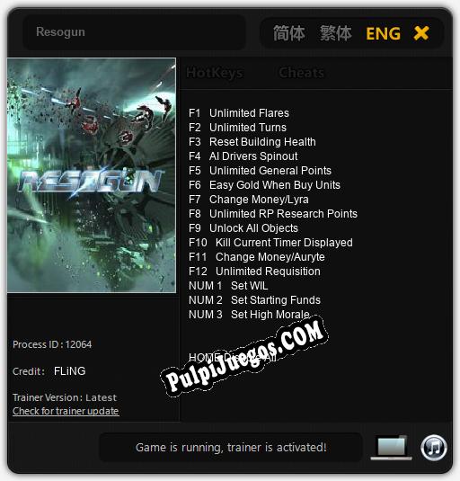 Resogun: Cheats, Trainer +15 [FLiNG]