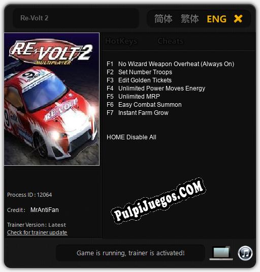 Re-Volt 2: Cheats, Trainer +7 [MrAntiFan]