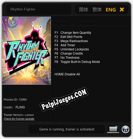 Entrenador liberado a Rhythm Fighter [v1.0.1]