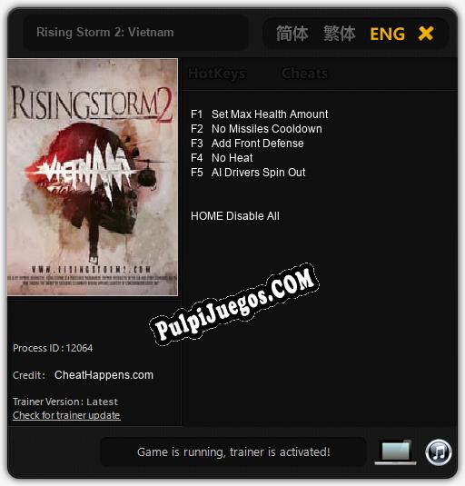 Entrenador liberado a Rising Storm 2: Vietnam [v1.0.5]