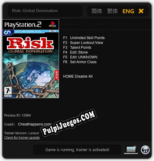 Risk: Global Domination: Treinador (V1.0.62)