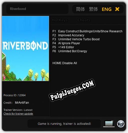 Riverbond: Cheats, Trainer +6 [MrAntiFan]