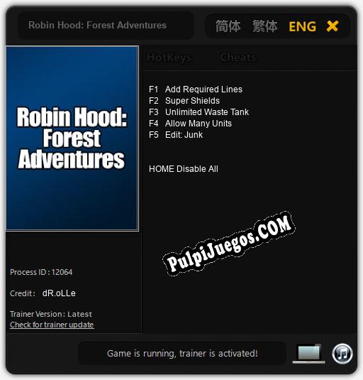 Robin Hood: Forest Adventures: Trainer +5 [v1.7]