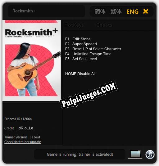 Rocksmith+: Cheats, Trainer +5 [dR.oLLe]