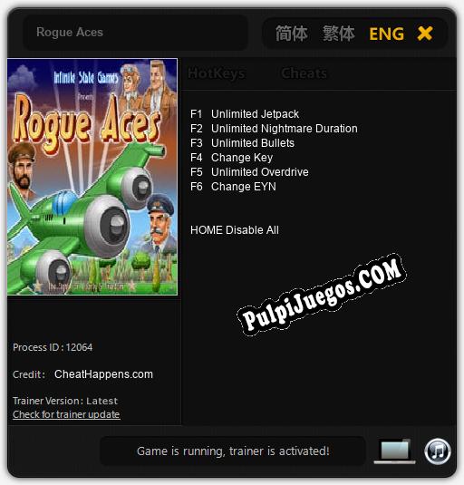 Rogue Aces: Trainer +6 [v1.7]