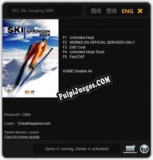 RTL Ski Jumping 2006: Treinador (V1.0.37)