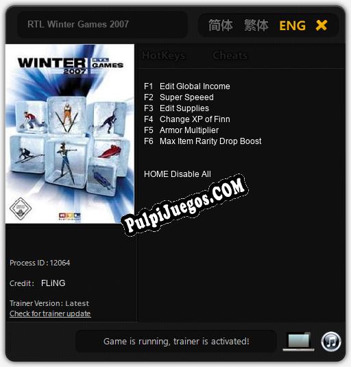 RTL Winter Games 2007: Treinador (V1.0.4)