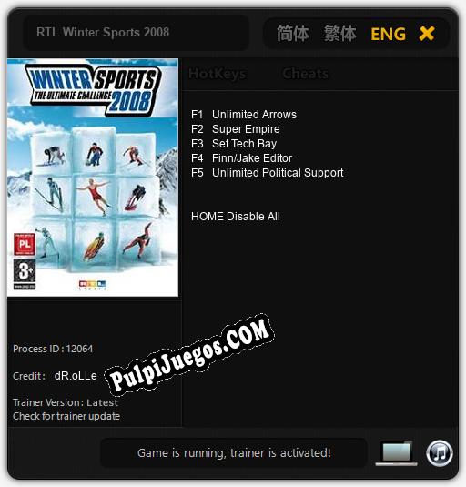 Entrenador liberado a RTL Winter Sports 2008 [v1.0.6]