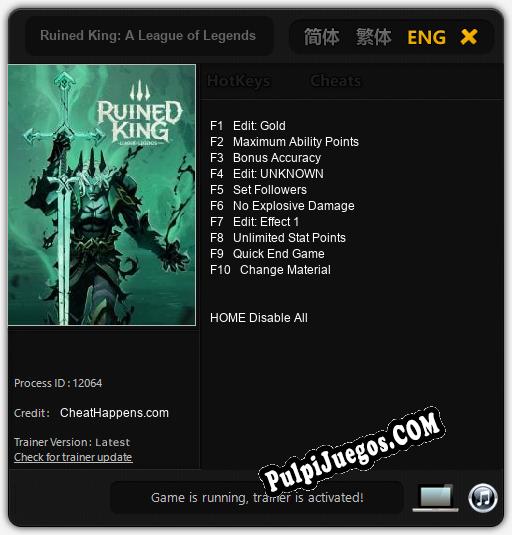 Ruined King: A League of Legends Story: Trainer +10 [v1.7]