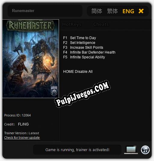 Runemaster: Cheats, Trainer +5 [FLiNG]