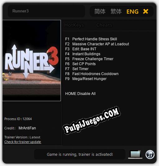 Entrenador liberado a Runner3 [v1.0.2]