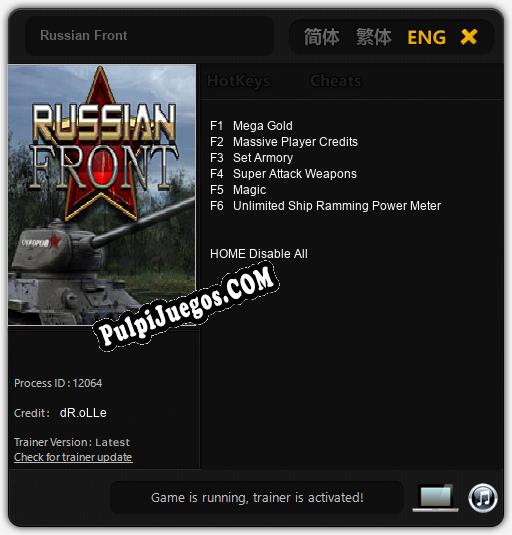 Entrenador liberado a Russian Front [v1.0.1]