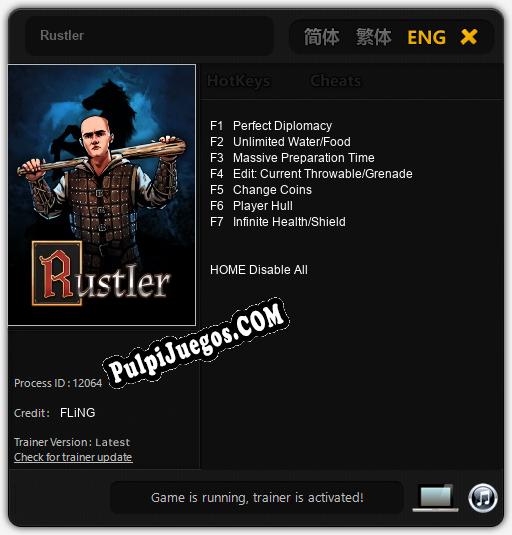 Rustler: Treinador (V1.0.96)