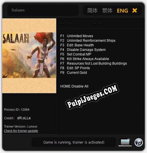 Salaam: Trainer +9 [v1.3]