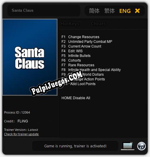 Entrenador liberado a Santa Claus [v1.0.2]