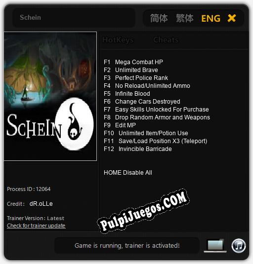 Schein: Trainer +12 [v1.9]