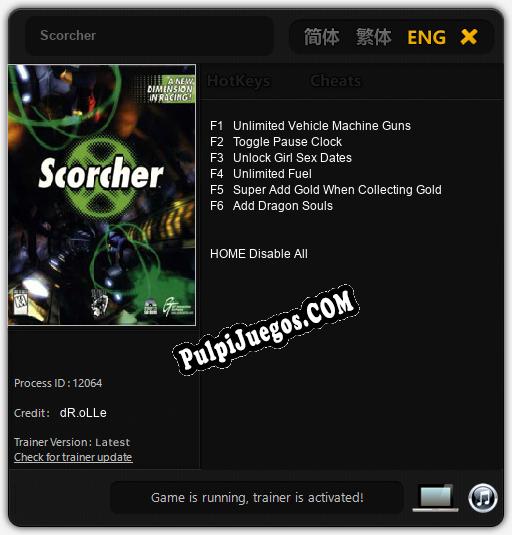 Entrenador liberado a Scorcher [v1.0.9]