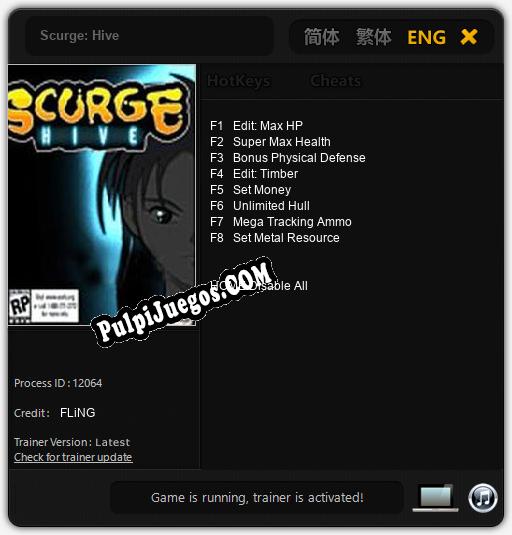 Scurge: Hive: Treinador (V1.0.82)