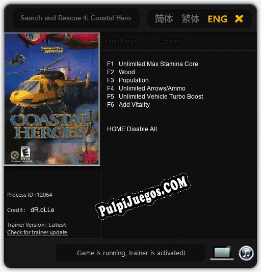 Search and Rescue 4: Coastal Heroes: Trainer +6 [v1.9]