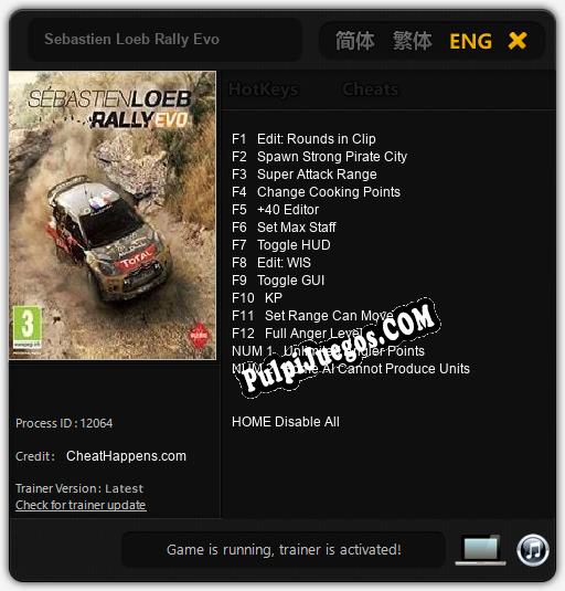 Entrenador liberado a Sebastien Loeb Rally Evo [v1.0.1]