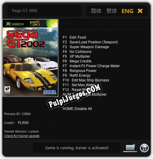 Sega GT 2002: Cheats, Trainer +13 [FLiNG]