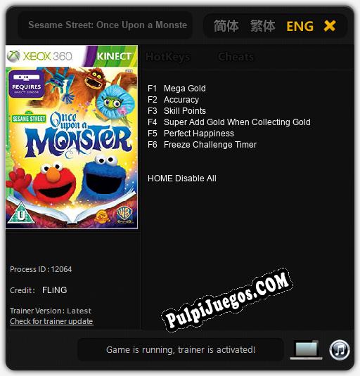 Entrenador liberado a Sesame Street: Once Upon a Monster [v1.0.1]