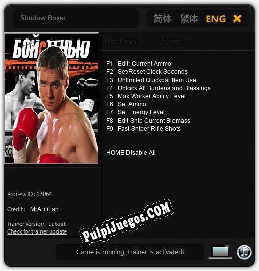 Shadow Boxer: Treinador (V1.0.98)