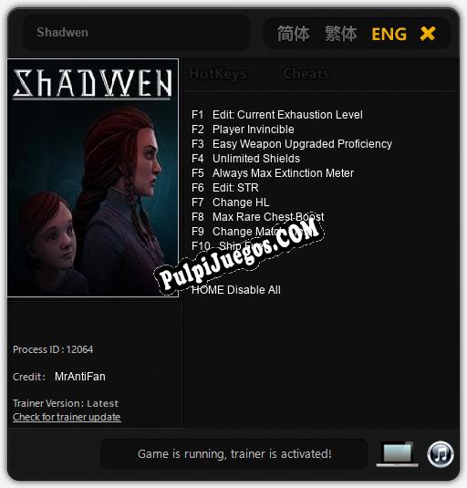 Shadwen: Treinador (V1.0.79)