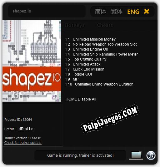 shapez.io: Treinador (V1.0.4)