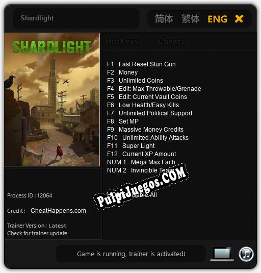 Entrenador liberado a Shardlight [v1.0.1]