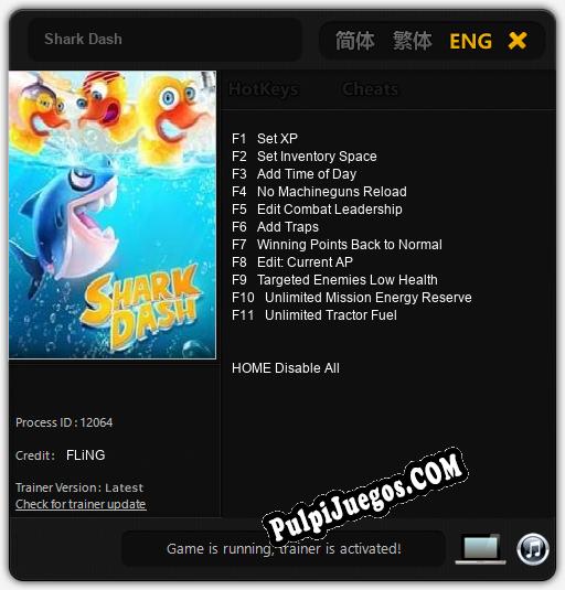 Shark Dash: Cheats, Trainer +11 [FLiNG]