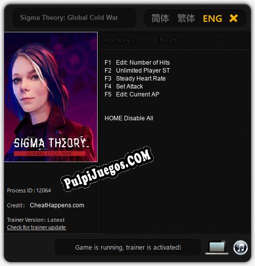 Sigma Theory: Global Cold War: Treinador (V1.0.93)