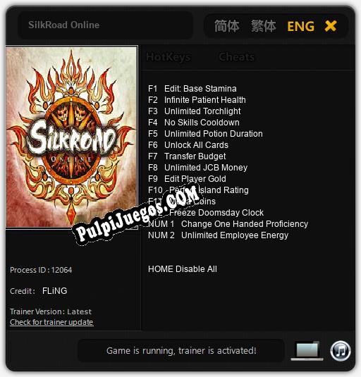 SilkRoad Online: Trainer +14 [v1.2]