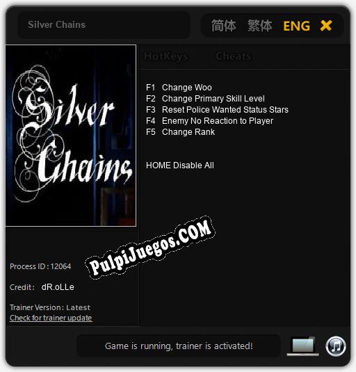 Silver Chains: Cheats, Trainer +5 [dR.oLLe]