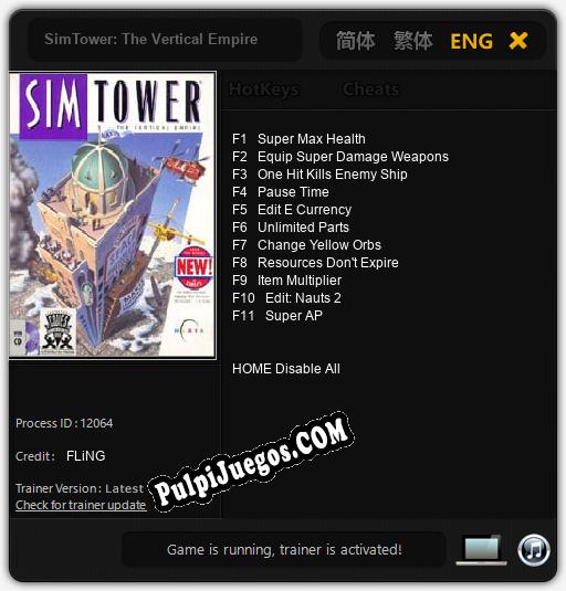 SimTower: The Vertical Empire: Treinador (V1.0.42)