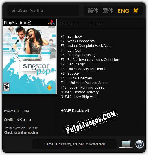 SingStar Pop Hits: Treinador (V1.0.80)