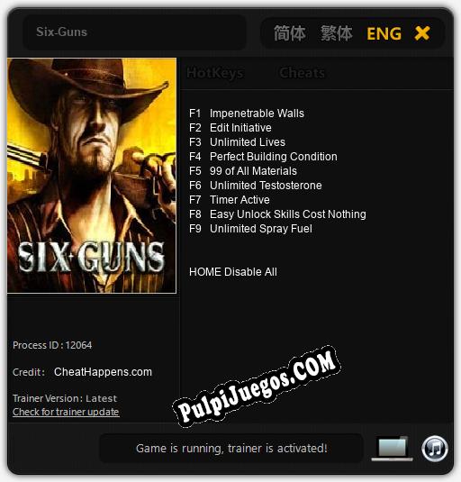 Entrenador liberado a Six-Guns [v1.0.1]