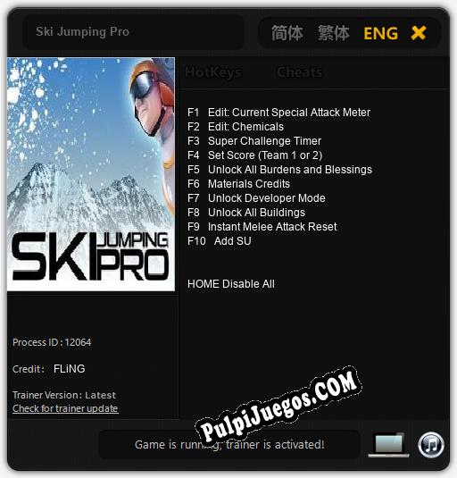 Ski Jumping Pro: Trainer +10 [v1.8]