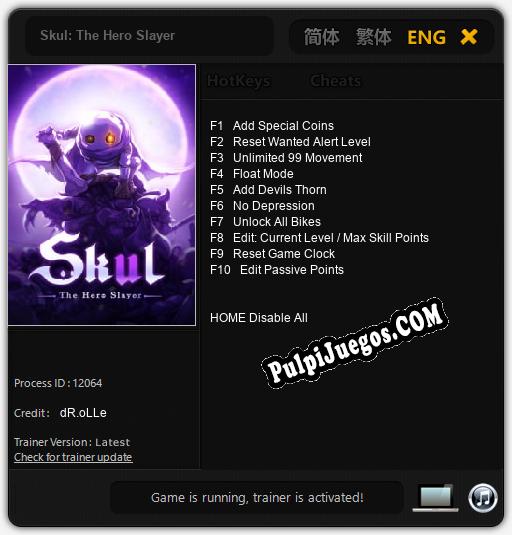 Skul: The Hero Slayer: Trainer +10 [v1.4]