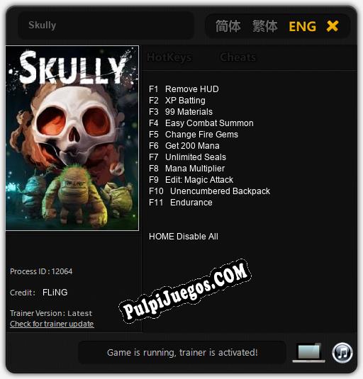 Entrenador liberado a Skully [v1.0.8]