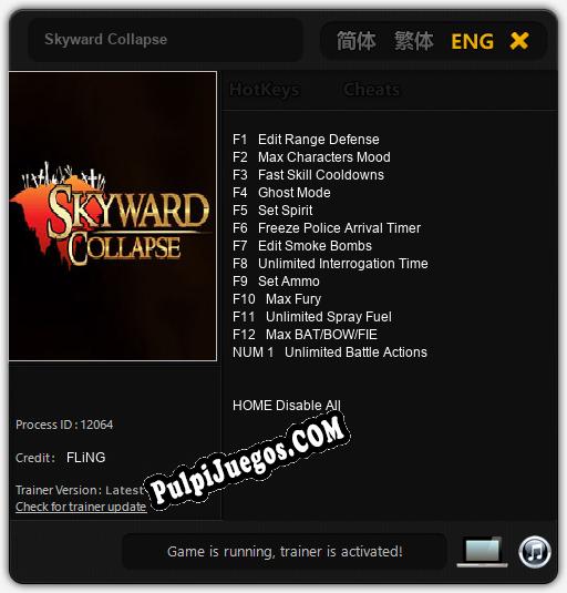 Entrenador liberado a Skyward Collapse [v1.0.5]